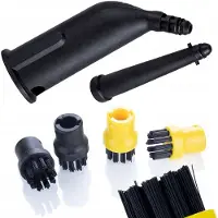 Rosfix Accessoireset Vervanging Set Spuitmond Punt - 4 Borstels - Verlengstuk - Geschikt voor Kärcher