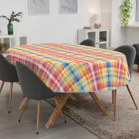 ANRO Tafelkleed Bloemenranken Meerkleurig Ovaal 280x140cm Met sierband Afwasbaar Waterafstotend