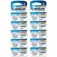 Eurobatt CR2025 Lithium Knoopcel Batterijen – 2× Blister (10 stuks) – Expiry 01‑2032