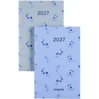 Brepols agenda 2027 - POCKET [0.767] - BLOSSOM - Zakagenda - 1 week op 2 pagina's - Weekoverzicht - Groen - 9.7 x 15 cm/Klein formaat!!