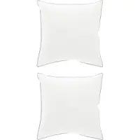 vidaXL Hoofdkussen 2 st 80 x 80 cm Australische Wol Wit