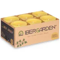 Ibergarden - citronella kaarsen - citronella - tuinkaarsen - taco kaars - geurkaars - doos 6 stuks