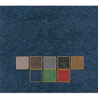 ANRO Deurmat Blauw 150x90cm – Schoonloopmat Antislip Wasbaar Voordeur Hal Binnen & Buiten Op Maat
