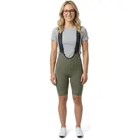 Bioracer - Women's Icon Bibshorts - Fietsbroek XXL, olijfgroen