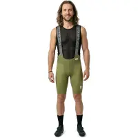 Q36.5 - Dottore Pro Bib Shorts - Fietsbroek XXL, olijfgroen