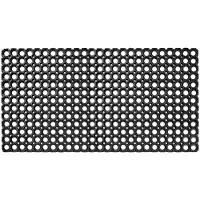 ANRO Deurmat Zwart 40x60cm Schoonloopmat Antislip Op Maat