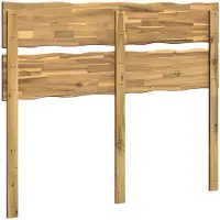 vidaXL Live Edge Hoofdbord ROSTOCK Witgewassen 120 cm