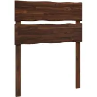 vidaXL Live Edge Hoofdbord ROSTOCK Donkerbruin 75 cm