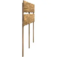 vidaXL Live Edge Hoofdbord ROSTOCK Witgewassen 200 cm