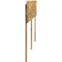 vidaXL Live Edge Hoofdbord ROSTOCK Witgewassen 135 cm