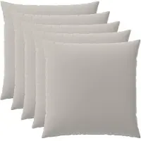 vidaXL Kussensloop 6 st HEERLEN Grijs 60 x 60 cm Polyester