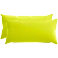 vidaXL Kussensloop 2 st HEERLEN Heldere Groen. 40 x 70 cm Polyester