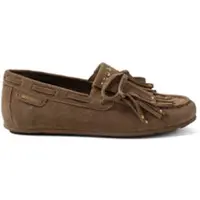 Lazamani Mocassins Dames Groen Suède | Maat 38
