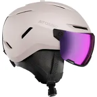 Atomic Savor Visor Stereo, skihelm met vizier, grijs