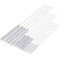 Semoic 12-delige reinigingsborstel voor drinkrietjes (12 inch, 10 inch, 8 inch) Buigbaar voor rietjes van verschillende groottes