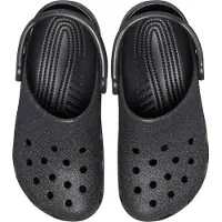 Crocs Sandalen - Classic+ Glitter Clogs - Black Glitter - - 39/40 - Sandalen