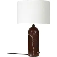 Gubi Gravity S tafellamp Maroon marble-white