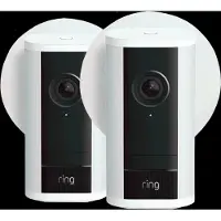 Ring Spotlight Camera Pro 2e Generatie Stekker Wit Duo Pack