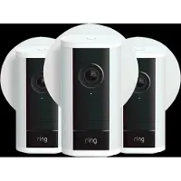 Ring Spotlight Camera Pro 2e Generatie Stekker Wit 3-Pack