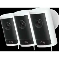 Ring Outdoor Camera Pro Stekker Wit 3-Pack