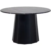 Giga Meubel Eettafel Bodhi Rond Marmer Zwart 120cm