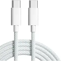 INF 2m USB C naar C-kabel, 2-pack White