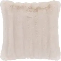 Nest of Nora Sierkussen 45x45 - imitatiebont - Wit