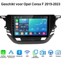 Junsun Linux Systeem Draadloos Carplay & Andriod Auto Geschikt voor Opel Corsa F 2019-2023 - 9 Inch HD TouchScreen - Bluetooth - Navigatie - Stuurwielbediening - WiFi - FM - RDS - Airplay