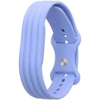 Kwmobile horlogebandje geschikt voor Google Fitbit Air polsband - Smartwatch bandje van TPU - Activity tracker horloge band in blauw