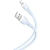 XO Kabel, model Nb212, USB - Lightning, 1,0 meter, 2,1A, blauw
