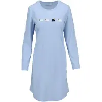 Ringella Katoenen dames nachthemd fjord blauw | Maat 38