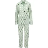 Ringella Katoenen dames pyjama jade crème | Maat 54