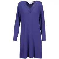 Ringella Katoenen dames nachthemd royalblauw | Maat 38