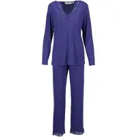 Ringella Katoenen dames pyjama royalblauw | Maat 42