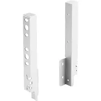 Hettich ArciTech Set achterwandverbinder 218mm wit links/rechts