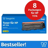 Easyprint NIEUW: Toner voor HP 117A geel, compatibel met HP ColorLaser 150, MFP-178, e.d., 8 stuks