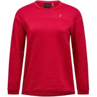 Peak Performance Trail Polartec - Crewneck - Dames - Tech Burgundy - L