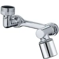 INF 1080 Draaibare Keukenkraan Beluchter, Zinklegering Flexibele Waterbesparende Kraan