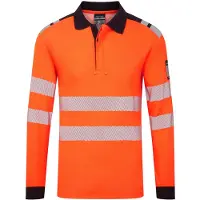 Portwest Pw3 Modaflame Knit Hvo Poloshirt Met Lange Mouw Fr734 Vlamvertragend | Maat: 3XL