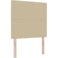 vidaXL Hoofdbord Lichtgroen Grijs 90 cm Corduroy stof