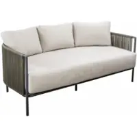 Yoi Tuinbank Umi Sofa Dark Grey + Kussens Akarui