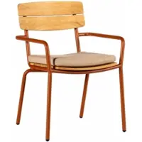 Yoi Tuinstoel Camogli Stoel Sienna + Kussens Multi Naturel