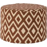 Cotoons Poef Ian Sunbrella Argyle Terra