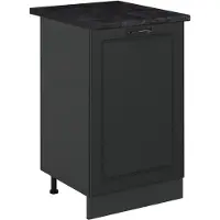 Vicco Keukenonderkast R-Line, Antraciet landelijk/Antraciet, 50 cm antraciet werkblad
