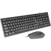 Tacens Anima ACP02US, Kabel, USB, Membraantoetsenbord, QWERTY-indeling, Zwart, Inclusief muis
