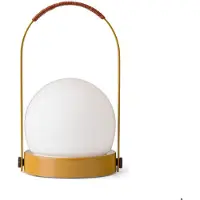 Audo Copenhagen Carrie Leather Handle Draagbare Lamp Golden Brown
