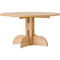 Audo Copenhagen Puffin Eettafel Solid Oak | Ø140 cm