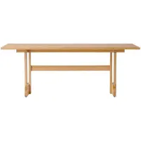 Audo Copenhagen Puffin Eettafel Oak Veneer | 200x95 cm