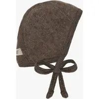 Huttelihut Baby Hoeden Bonnet Wool Fleece - Bruin - Maat 0-3M