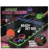 Tender Toys Tafeltennistafel met LED-verlichting 100x50 cm